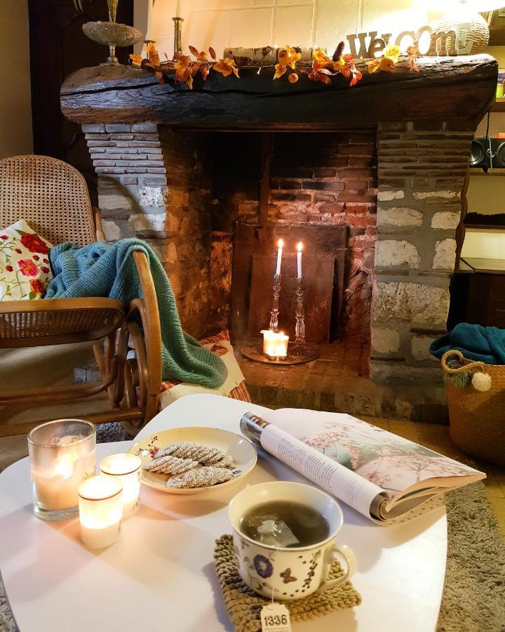 Вилла La Chaumiere Des Deux Amants Vatteville Экстерьер фото